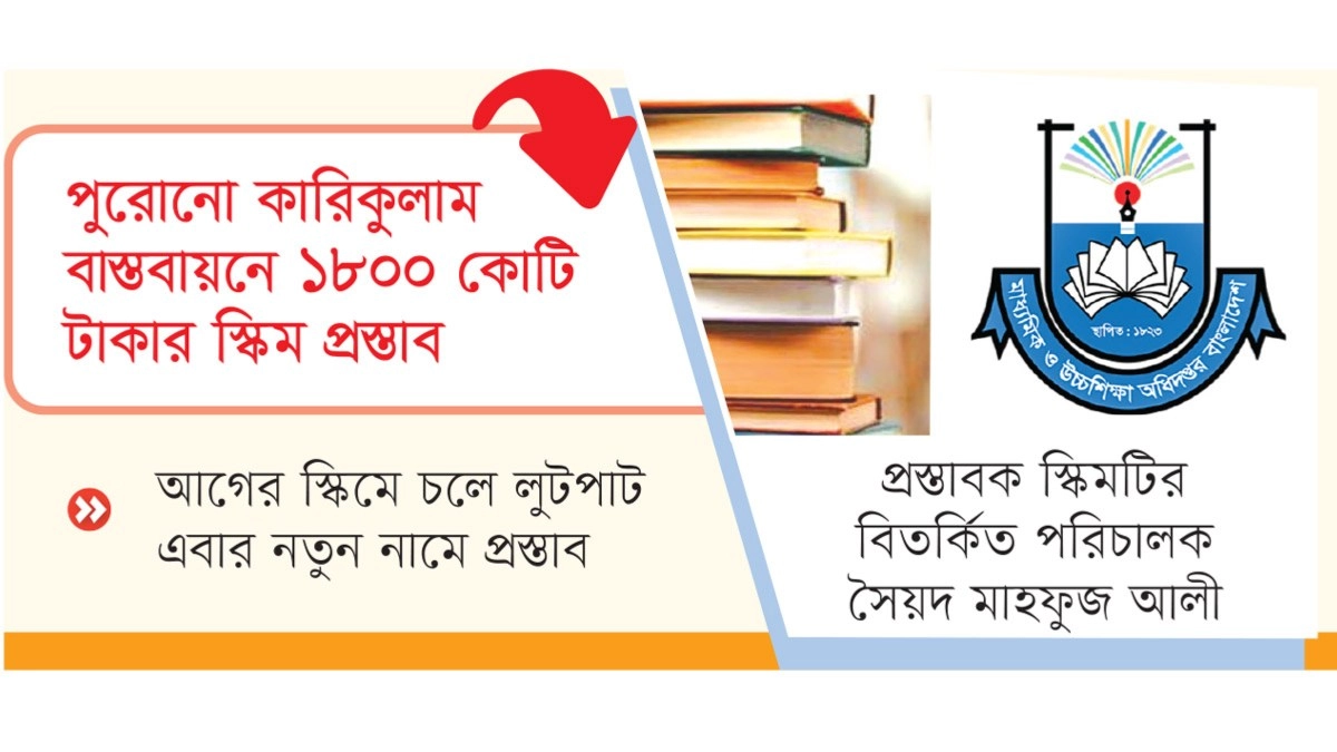 কারিকুলাম বাস্তবায়নের নামে  ফের লুটপাটের আয়োজন