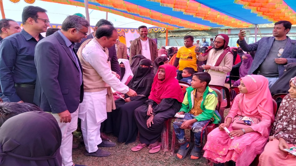 বিনামূল্যে চিকিৎসাসেবা ও ঔষধ পেলেন তিন সহস্রাধিক রোগী