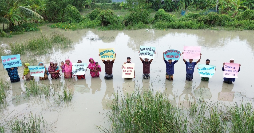 কলাপাড়ায় টেকসই বেড়িবাঁধ নির্মাণের দাবি