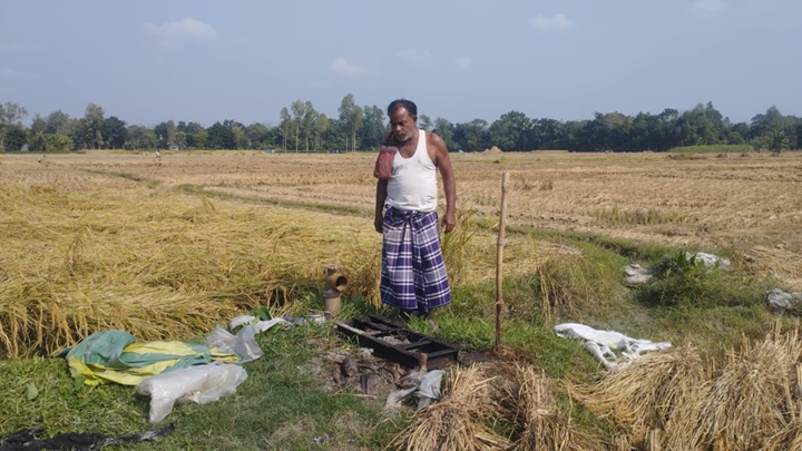 ধুনটে সেচ পাম্প চুরি, আতঙ্কে কৃষকেরা