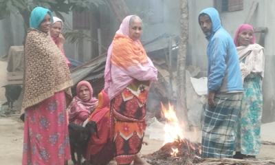 শৈত্যপ্রবাহে বিপর্যস্ত কুড়িগ্রামের জনজীবন