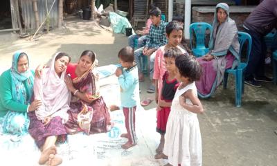 নিহত নারী পুলিশ সদস্যের বাড়িতে শোকের ছায়া