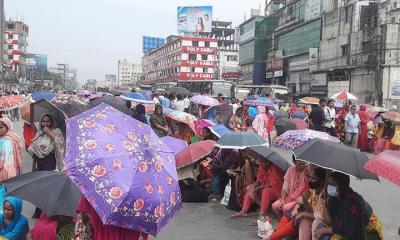 অবরোধে স্থবির ঢাকা-ময়মনসিংহ মহাসড়ক