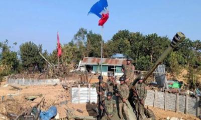 আরাকান আর্মির নিয়ন্ত্রণে বাংলাদেশ সীমান্তে মংডু শহর