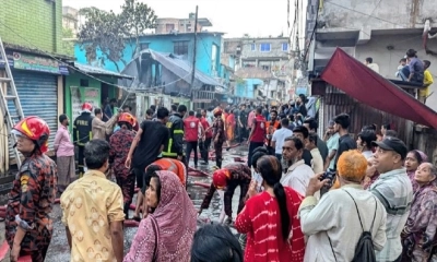 পটুয়াখালীতে আগুনে পুড়ল ঘর ও দোকান