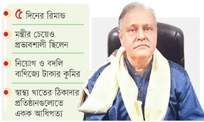 স্বাস্থ্য খাতের মাফিয়া ছিলেন মোস্তফা জালাল মহিউদ্দিন