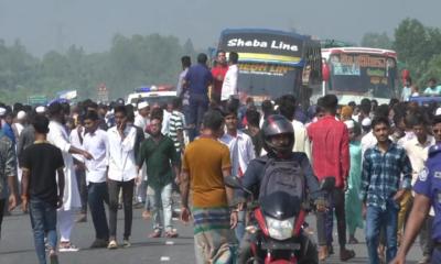 কালিহাতীতে আন্ডারপাসের দাবিতে মহাসড়ক অবরোধ