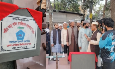 শহিদ আবু সাঈদ মসজিদে অজুখানা করে দিল ছাত্রশিবির