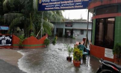 তলিয়ে গেল আখাউড়া স্থলবন্দর