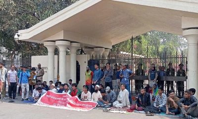 ২৬ ঘণ্টা ধরে প্রধান উপদেষ্টার কার্যালয়ের সামনে আহতদের অবস্থান