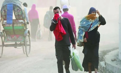 বায়ুদূষণের শীর্ষে ‘মেগাসিটি ঢাকা’