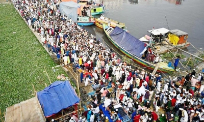 আম বয়ানে শুরু ইজতেমার দ্বিতীয় ধাপ