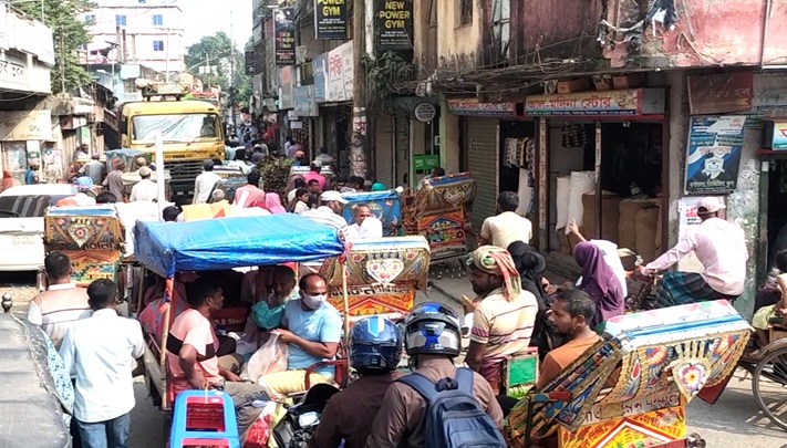 শাহজাদপুরে যানজটে জনদুর্ভোগ চরমে