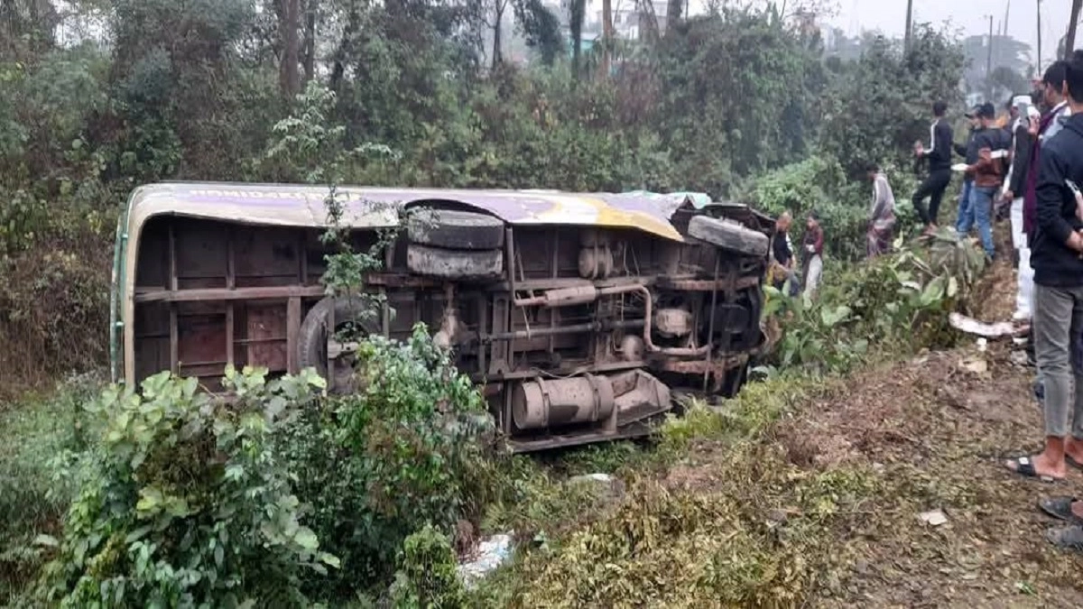 সিলেটে দুই বাসের মুখোমখি সংঘর্ষ, আহত ২০