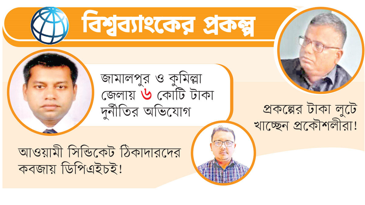 বিশ্ব ব্যাংকের ১৮৮২ কোটি টাকার প্রকল্পে হরিলুট!