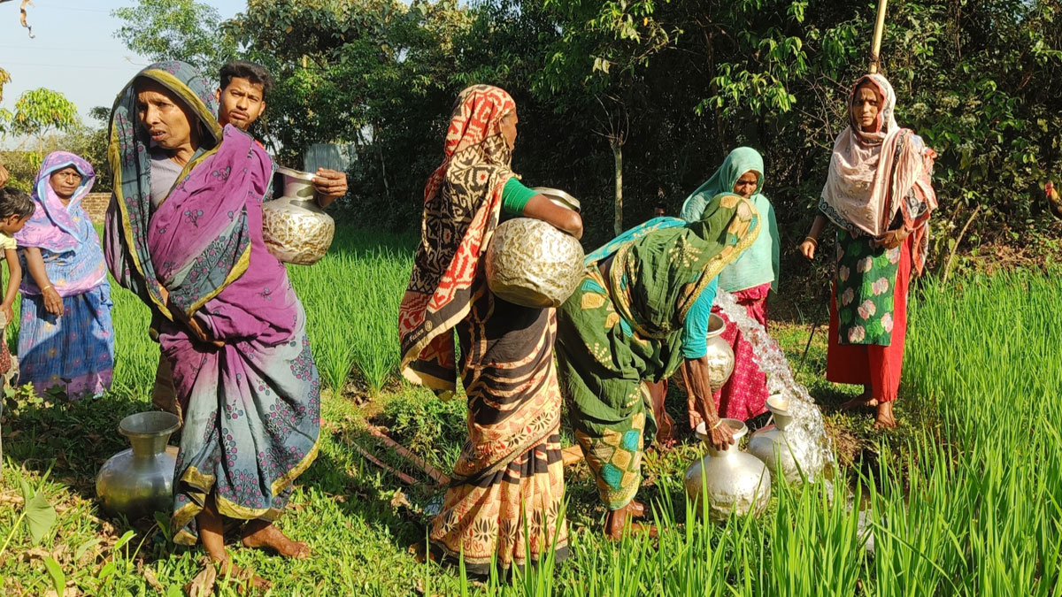 পানি উঠছে না টিউবওয়েলে, বিপর্যস্ত জনজীবন