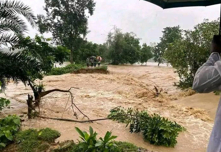 শেরপুরে বন্যা; শঙ্কা বাড়ছে আরো ৩ জেলায়