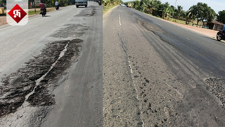 ৩ বছরেই খুলনা-সাতক্ষীরা মহাসড়ক চলাচলের অনুপযোগী