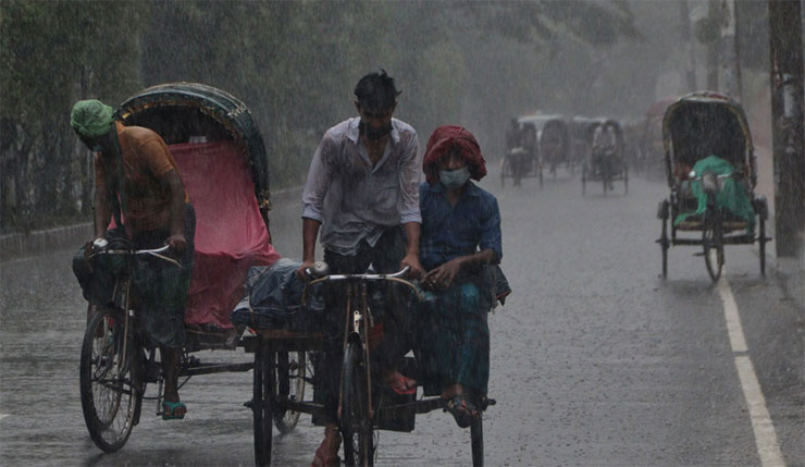 ঢাকাসহ চার বিভাগে বৃষ্টির আভাস