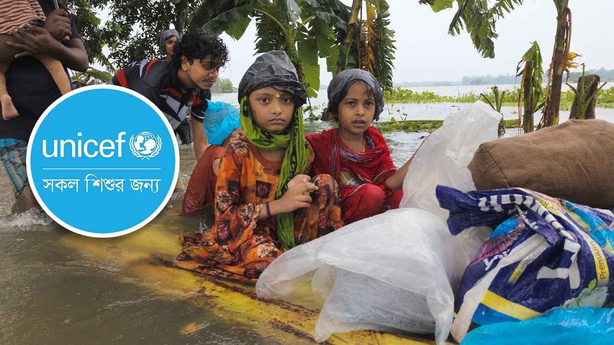 বন্যায় দেশে এখনো ঝুঁকিতে ২০ লাখ শিশু